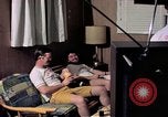 Image of airmen in trailer Diego Garcia Island Indian Ocean, 1979, second 56 stock footage video 65675055643