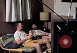 Image of airmen in trailer Diego Garcia Island Indian Ocean, 1979, second 59 stock footage video 65675055643