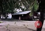 Standbild Gebäude am Strand Diego Garcia Insel im Indischen Ozean, 1979, aus Sekunde 7 historischem Filmmaterial Videoclip 65675055647