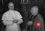 Image of Pope Pius XII Vatican City Rome Italy, 1958, second 41 stock footage video 65675055658