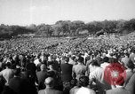 Standbild der heiligen Bernadette's Centennial Washington DC USA, 1958, aus Sekunde 10 historischem Filmmaterial Videoclip 65675055661