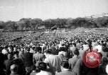 Standbild der heiligen Bernadette's Centennial Washington DC USA, 1958, aus Sekunde 12 historischem Filmmaterial Videoclip 65675055661