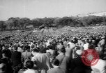 Standbild der heiligen Bernadette's Centennial Washington DC USA, 1958, aus Sekunde 13 historischem Filmmaterial Videoclip 65675055661