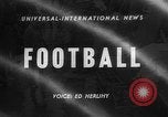 Standbild Fußballspiel East Lansing Michigan USA, 1958, aus Sekunde 1 historischem Filmmaterial Videoclip 65675055663