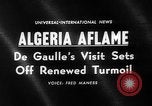 Image of Charles De Gaulle Algeria, 1960, second 5 stock footage video 65675055678