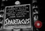 Image of premiere of Spartacus London England United Kingdom, 1960, second 10 stock footage video 65675055682