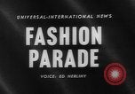 Standbild Leder fashion parade Pazifik, 1960, aus Sekunde 4 historischem Filmmaterial Videoclip 65675055684