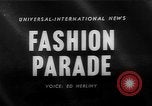 Standbild Leder fashion parade Pazifik, 1960, aus Sekunde 5 historischem Filmmaterial Videoclip 65675055684