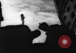 Image of space capsule Pacific Ocean, 1960, second 56 stock footage video 65675055689