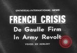 Image of insurrection Algeria, 1961, second 5 stock footage video 65675055694