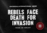 Image of relatives of Cuba Bay of Pigs invaders Miami Florida USA, 1961, second 1 stock footage video 65675055695