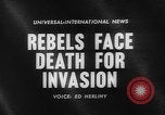 Image of relatives of Cuba Bay of Pigs invaders Miami Florida USA, 1961, second 5 stock footage video 65675055695