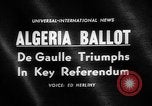 Image of Charles De Gaulle Algeria, 1961, second 15 stock footage video 65675055699