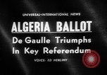 Image of Charles De Gaulle Algeria, 1961, second 16 stock footage video 65675055699