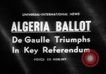 Image of Charles De Gaulle Algeria, 1961, second 17 stock footage video 65675055699