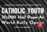 Image of International Labor Rally Rome Italy, 1957, second 14 stock footage video 65675055734