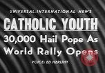 Image of International Labor Rally Rome Italy, 1957, second 15 stock footage video 65675055734