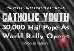 Image of International Labor Rally Rome Italy, 1957, second 16 stock footage video 65675055734
