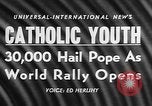 Image of International Labor Rally Rome Italy, 1957, second 17 stock footage video 65675055734