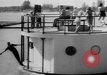 Image of spinning soccer boat Vancouver British Columbia Canada, 1957, second 22 stock footage video 65675055744