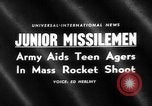 Immagine di Modello di lancio rocketry Virginia United States USA, 1959, secondo 1 filmato di repertorio 65675055761