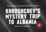Immagine di Nikita Khrushchev Tirana Albania, 1959, secondo 3 filmato di repertorio 65675055768