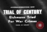 Image of Karl Adolf Eichmann trial Jerusalem Israel, 1961, second 4 stock footage video 65675055778