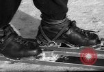 Image of motorcycle skiing Czechoslovakia, 1960, second 9 stock footage video 65675055786