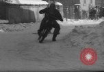 Image of motorcycle skiing Czechoslovakia, 1960, second 24 stock footage video 65675055786