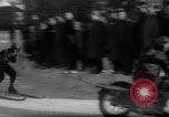 Image of motorcycle skiing Czechoslovakia, 1960, second 40 stock footage video 65675055786