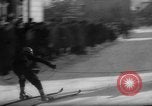 Image of motorcycle skiing Czechoslovakia, 1960, second 41 stock footage video 65675055786