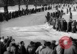 Image of motorcycle skiing Czechoslovakia, 1960, second 43 stock footage video 65675055786