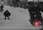 Image of motorcycle skiing Czechoslovakia, 1960, second 47 stock footage video 65675055786