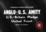 Image of Anglo-American Amity Washington DC USA, 1961, second 3 stock footage video 65675055787