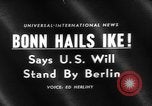 Image of Dwight D Eisenhower Bonn Germany, 1959, second 4 stock footage video 65675055799