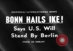 Image of Dwight D Eisenhower Bonn Germany, 1959, second 5 stock footage video 65675055799