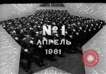 Image of Yuri Gagarin Moscow Russia Soviet Union, 1961, second 13 stock footage video 65675055809