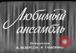 Standbild Lied und Tanz Ensemble Moskau Russland Sowjetunion, 1961, aus Sekunde 3 historischem Filmmaterial Videoclip 65675055815