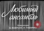 Standbild Lied und Tanz Ensemble Moskau Russland Sowjetunion, 1961, aus Sekunde 4 historischem Filmmaterial Videoclip 65675055815