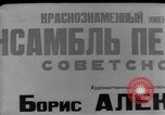 Standbild Lied und Tanz Ensemble Moskau Russland Sowjetunion, 1961, aus Sekunde 5 historischem Filmmaterial Videoclip 65675055815