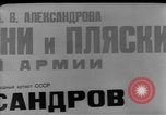 Standbild Lied und Tanz Ensemble Moskau Russland Sowjetunion, 1961, aus Sekunde 7 historischem Filmmaterial Videoclip 65675055815