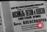 Standbild Lied und Tanz Ensemble Moskau Russland Sowjetunion, 1961, aus Sekunde 15 historischem Filmmaterial Videoclip 65675055815