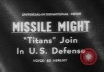 Standbild Rakete Titan Denver Colorado USA, 1962, aus Sekunde 1 historischem Filmmaterial Videoclip 65675055844