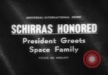 Image of Walter Marty Schirra Junior Washington DC USA, 1962, second 1 stock footage video 65675055857