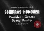 Image of Walter Marty Schirra Junior Washington DC USA, 1962, second 5 stock footage video 65675055857