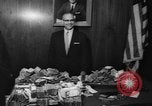 Image of over two million dollars discovered in car Jersey City New Jersey USA, 1962, second 50 stock footage video 65675055863