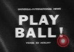 Image of Major League Baseball teams in spring training Fort Lauderdale Florida USA, 1962, second 1 stock footage video 65675055871