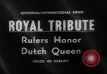 Image of double celebration Amsterdam Netherlands, 1962, second 1 stock footage video 65675055872