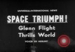 Immagine di John Glenn e amicizia 7 Cape Canaveral Florida USA, 1962, secondo 15 filmato di repertorio 65675055882