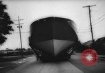 Image of hydrofoil boat Long Island New York USA, 1961, second 28 stock footage video 65675055889